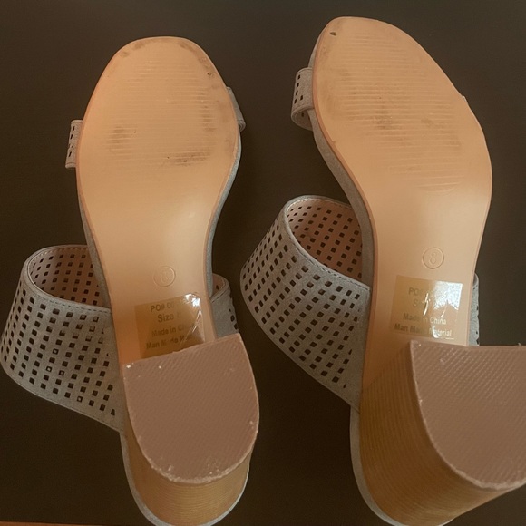 Journee Collection - Sonya Women's Perforated Casual Mule Sandals. - Picture 6 of 6